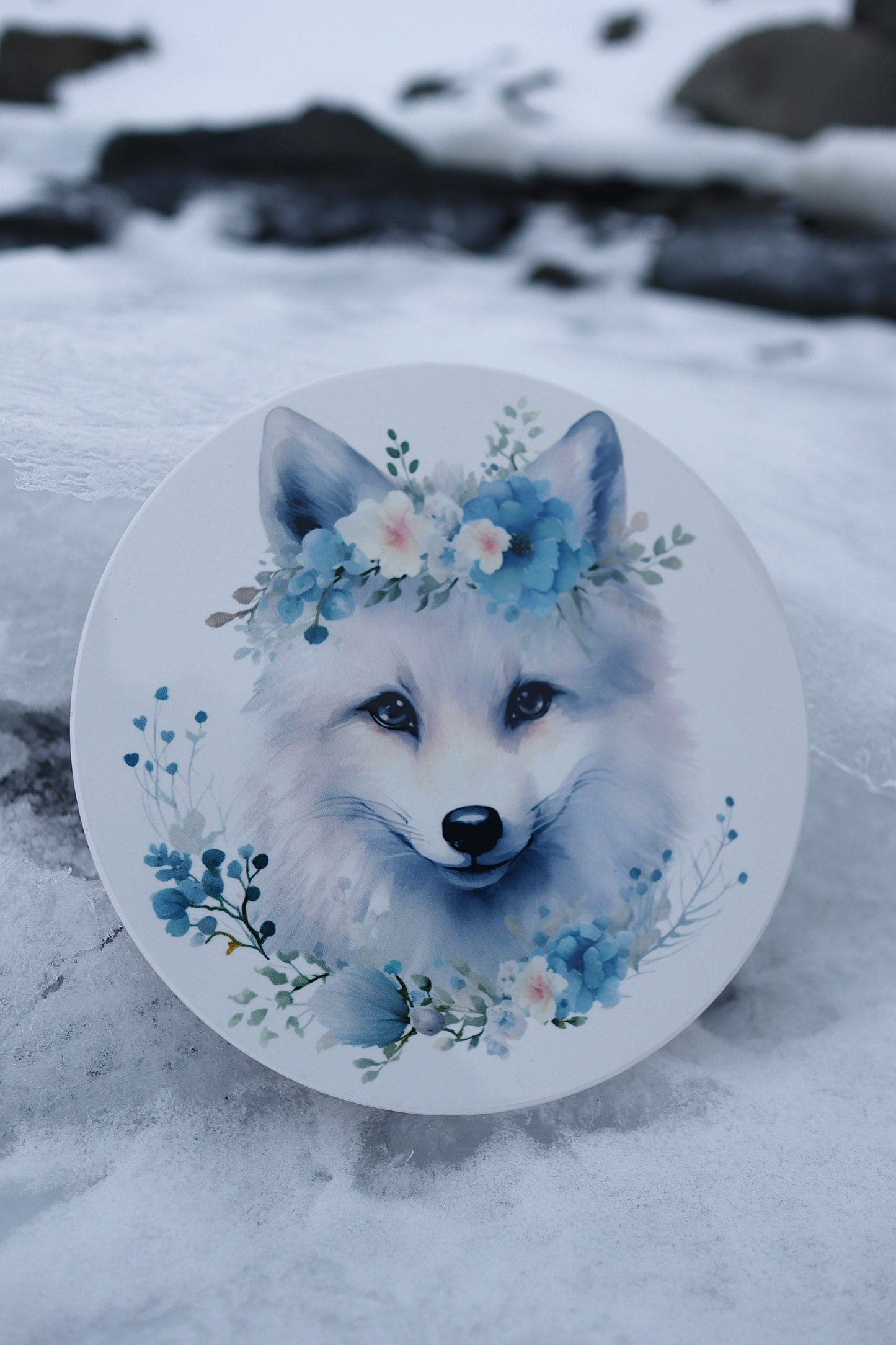 Arctic Fox Trivet