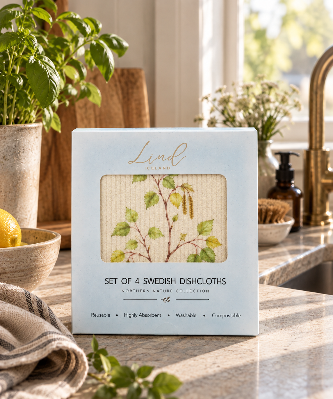 Swedish dishcloths Northern nature