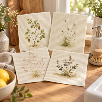 Swedish dishcloths Northern nature
